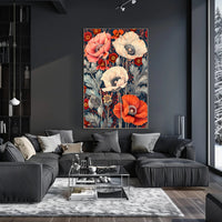Vibrant Floral Symphony Wall Art Print