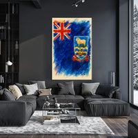 The Falkland Islands Flag Poster