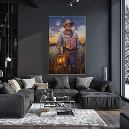 proud farmer Poster
