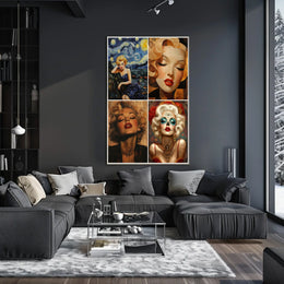 Iconic Elegance A Tribute In Art Poster