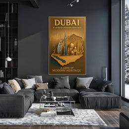 Dubai A Land of Modern Heritage Poster