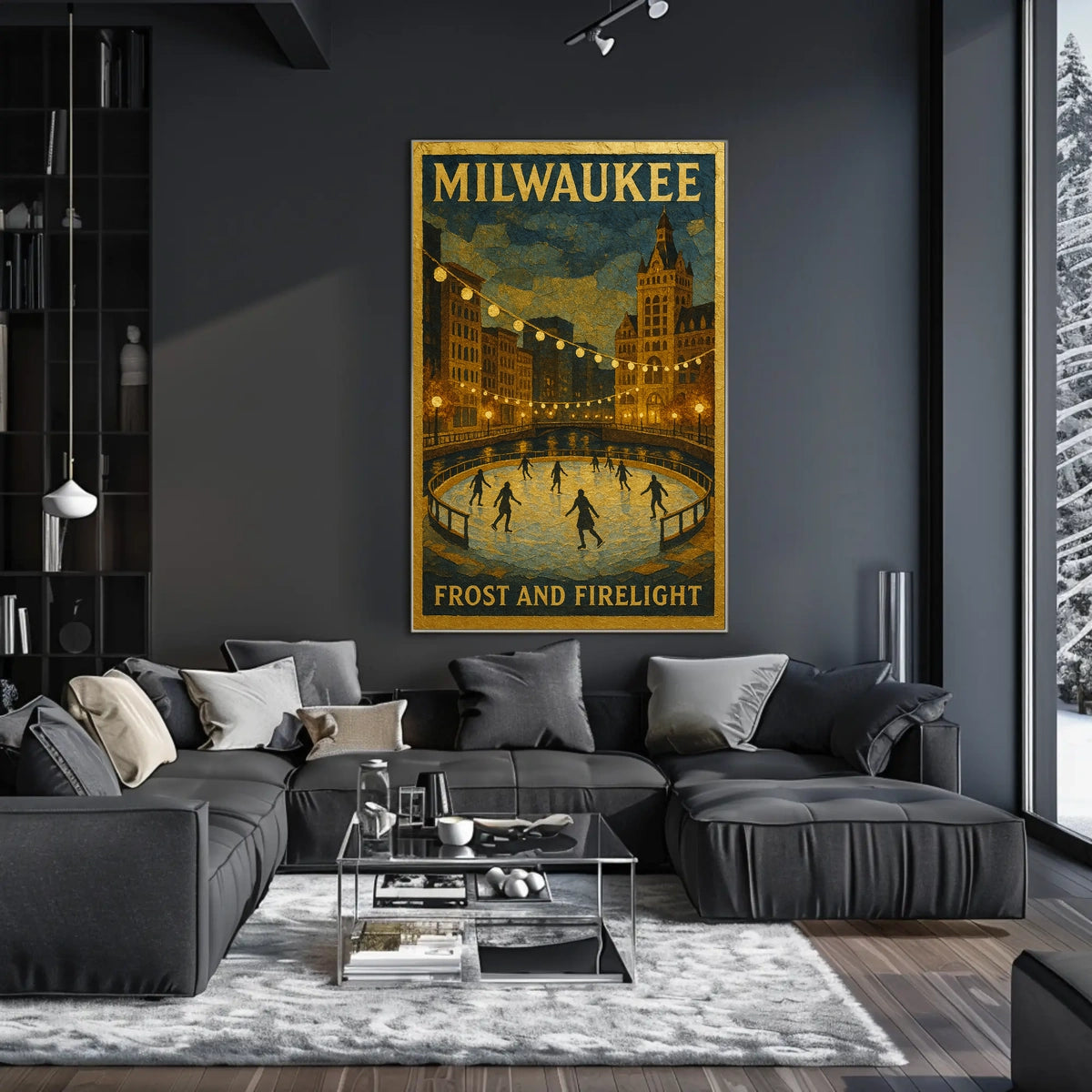 Milwaukee Frost And Firelight Poster