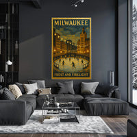 Milwaukee Frost And Firelight Poster