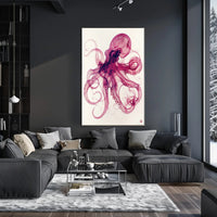 The Graceful Octopus Art Print Poster for Home Decor PosterGoat
