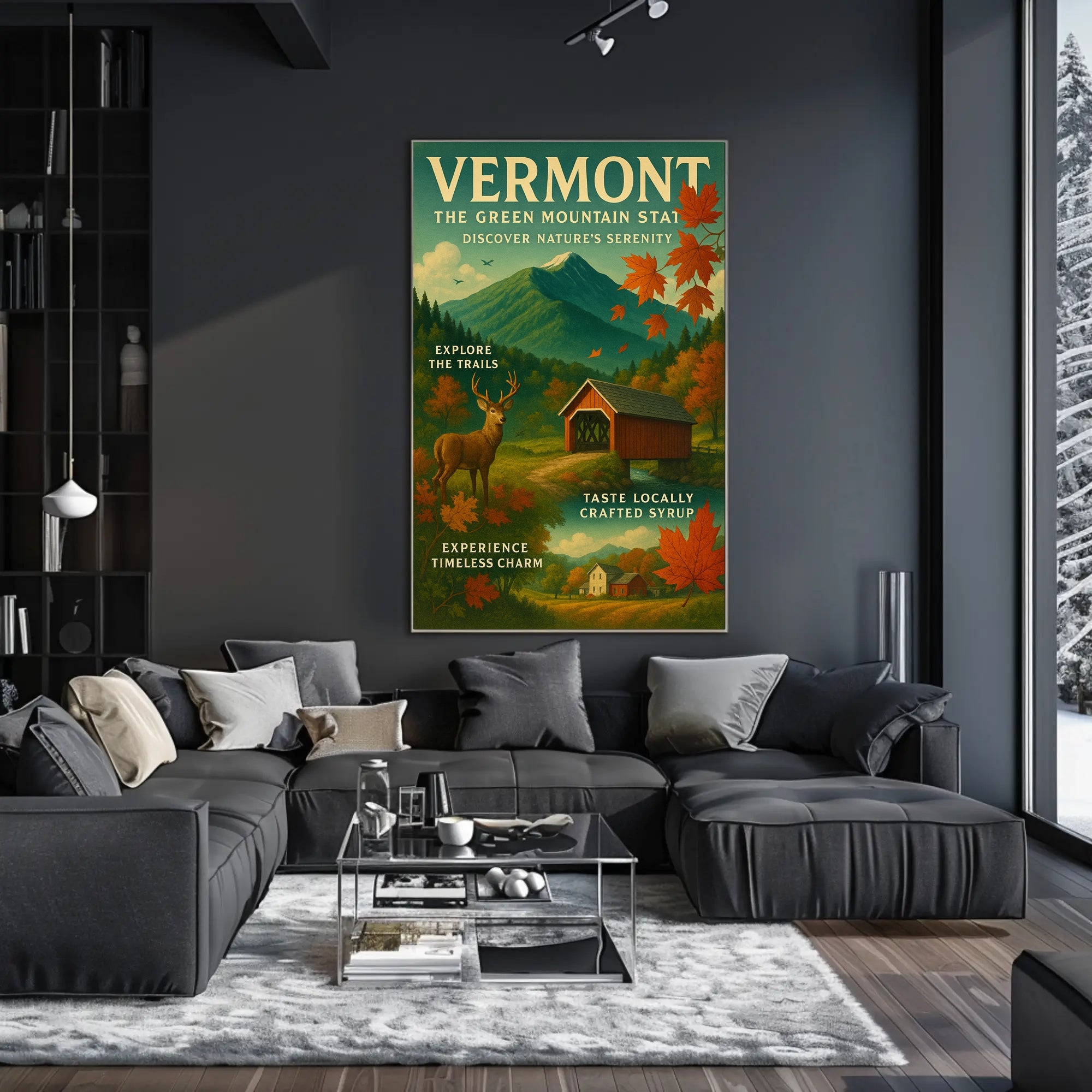 Vermont Natural Serenity Wall Art Print