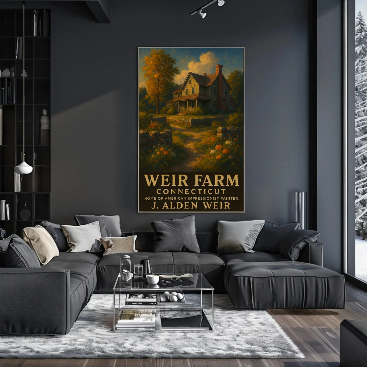 Weir Farm Home Of J. Alden Weir Poster
