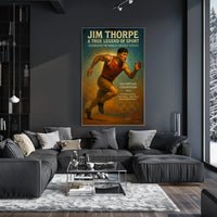Jim Thorpe Legendary Athlete Poster