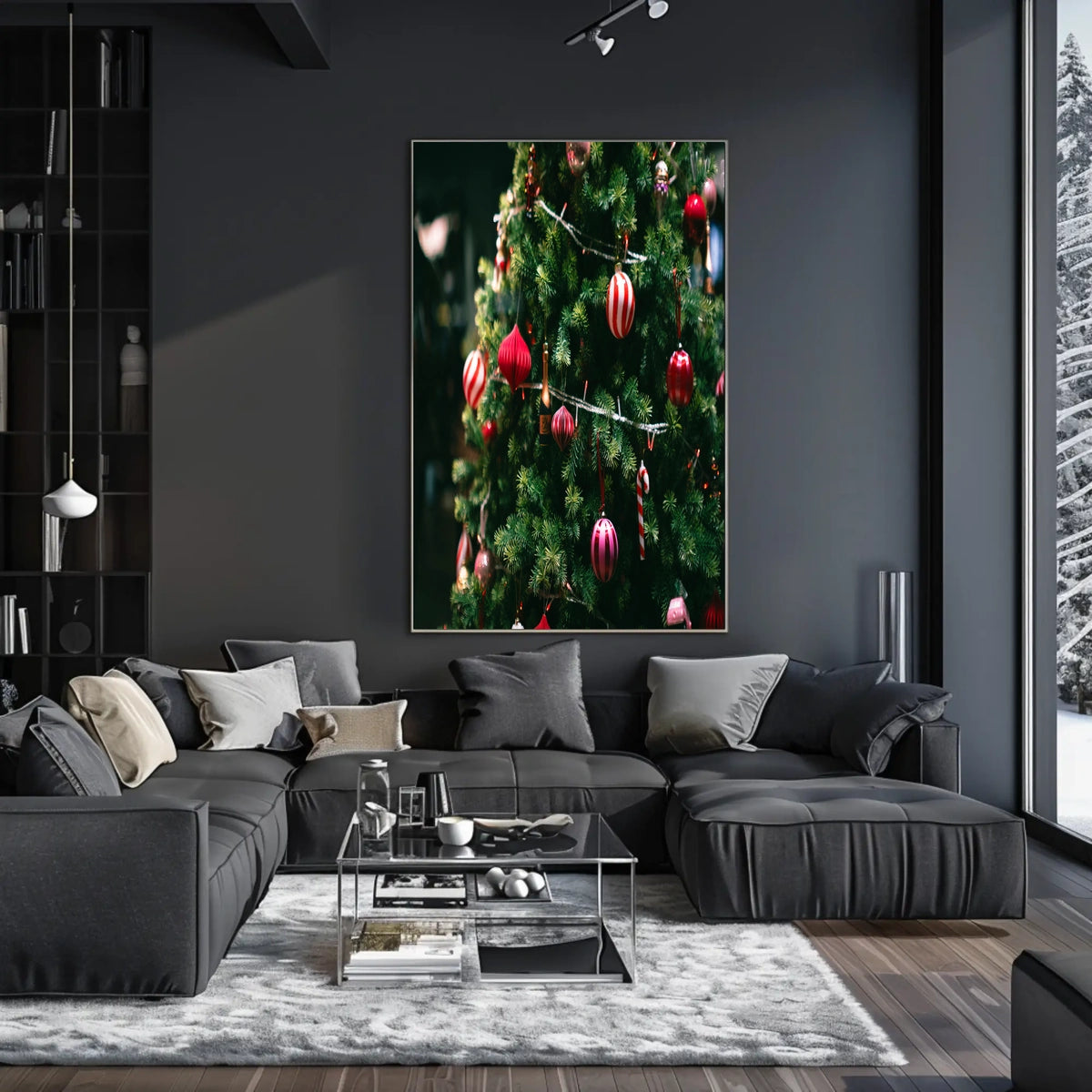Festive Christmas Tree Poster