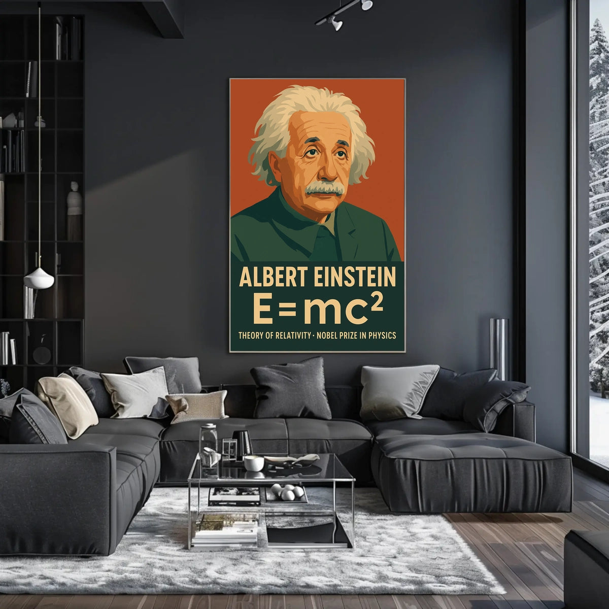 Albert Einstein Theory Of Relativity Poster