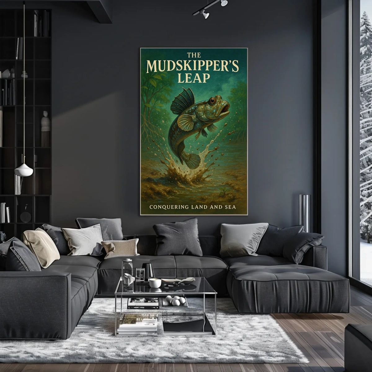 The Mudskippers Leap Poster