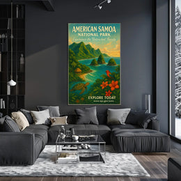 Discover American Samoa National Park Poster