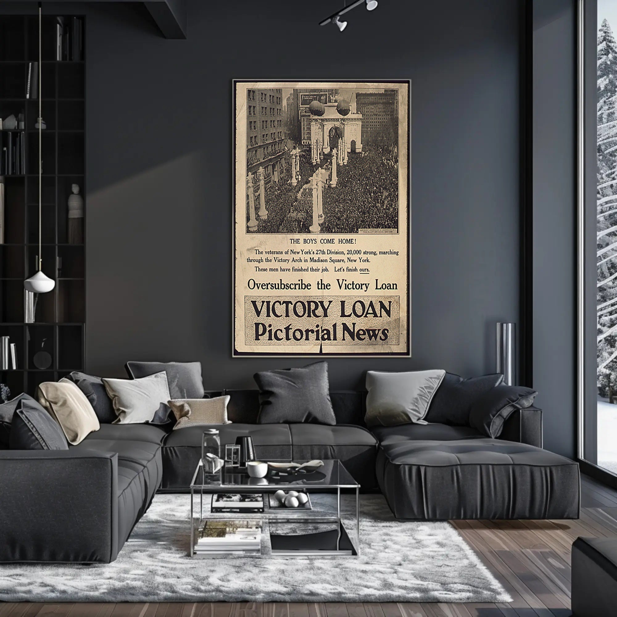 Madison Square Victory Arch: Celebrating Heroes, Historical Poster