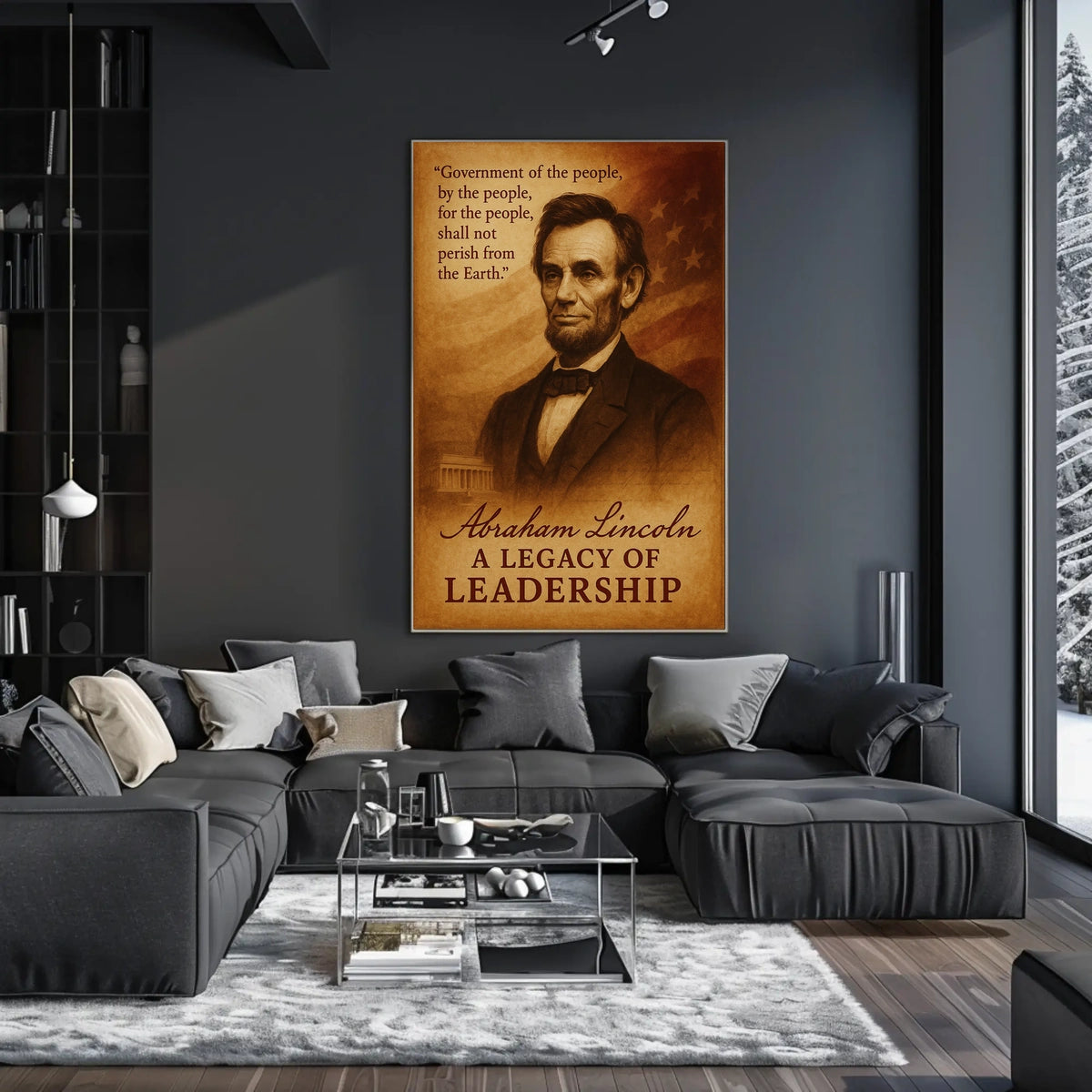 Abraham Lincoln A Legacy of Leadership Poster