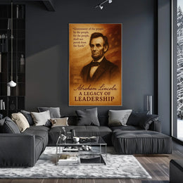 Abraham Lincoln A Legacy of Leadership Poster