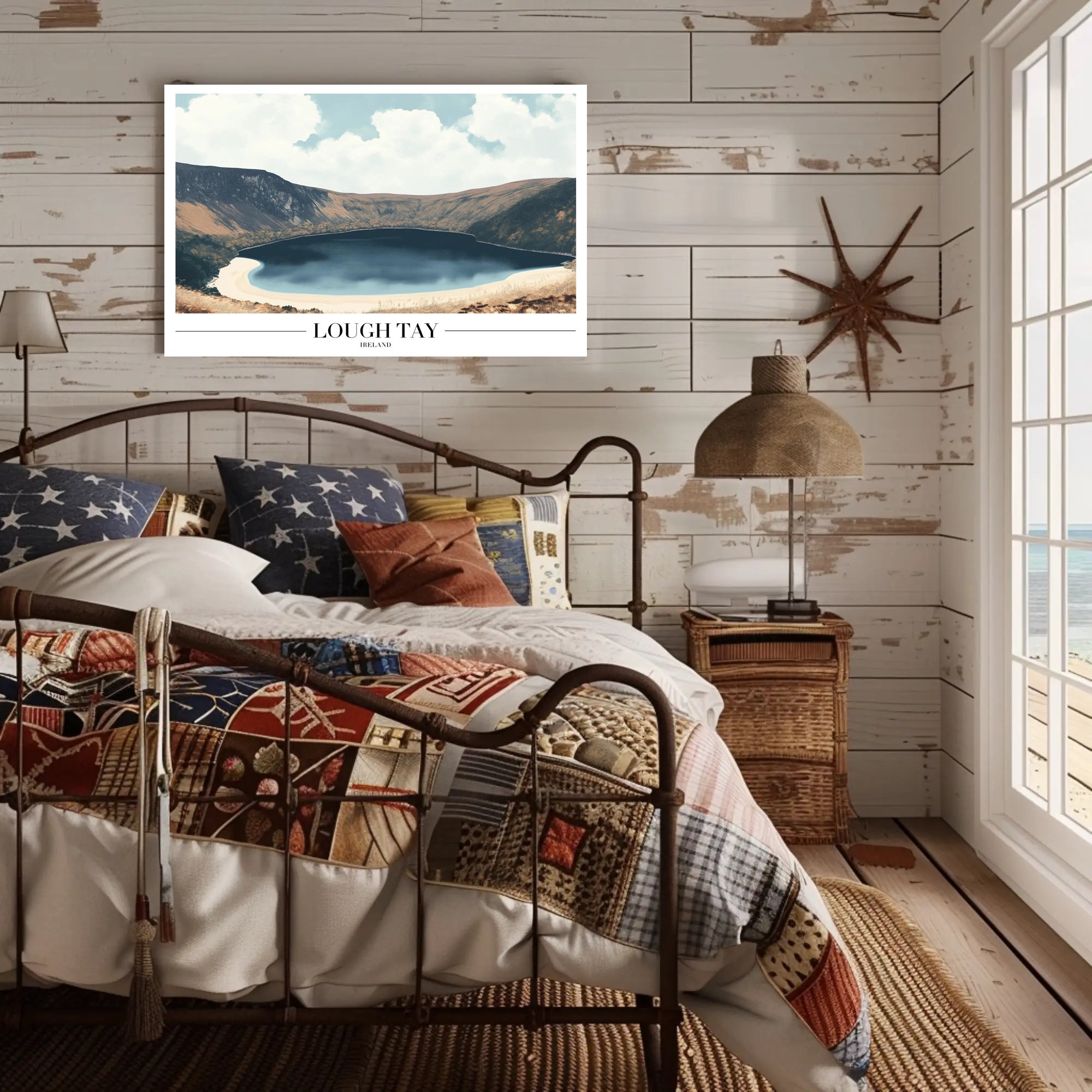 Lough Tay Ireland Travel Poster