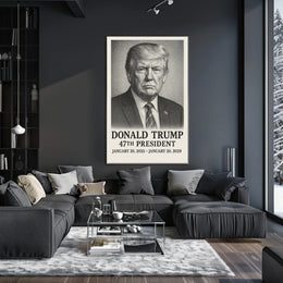 Donald Trump 47th President Poster