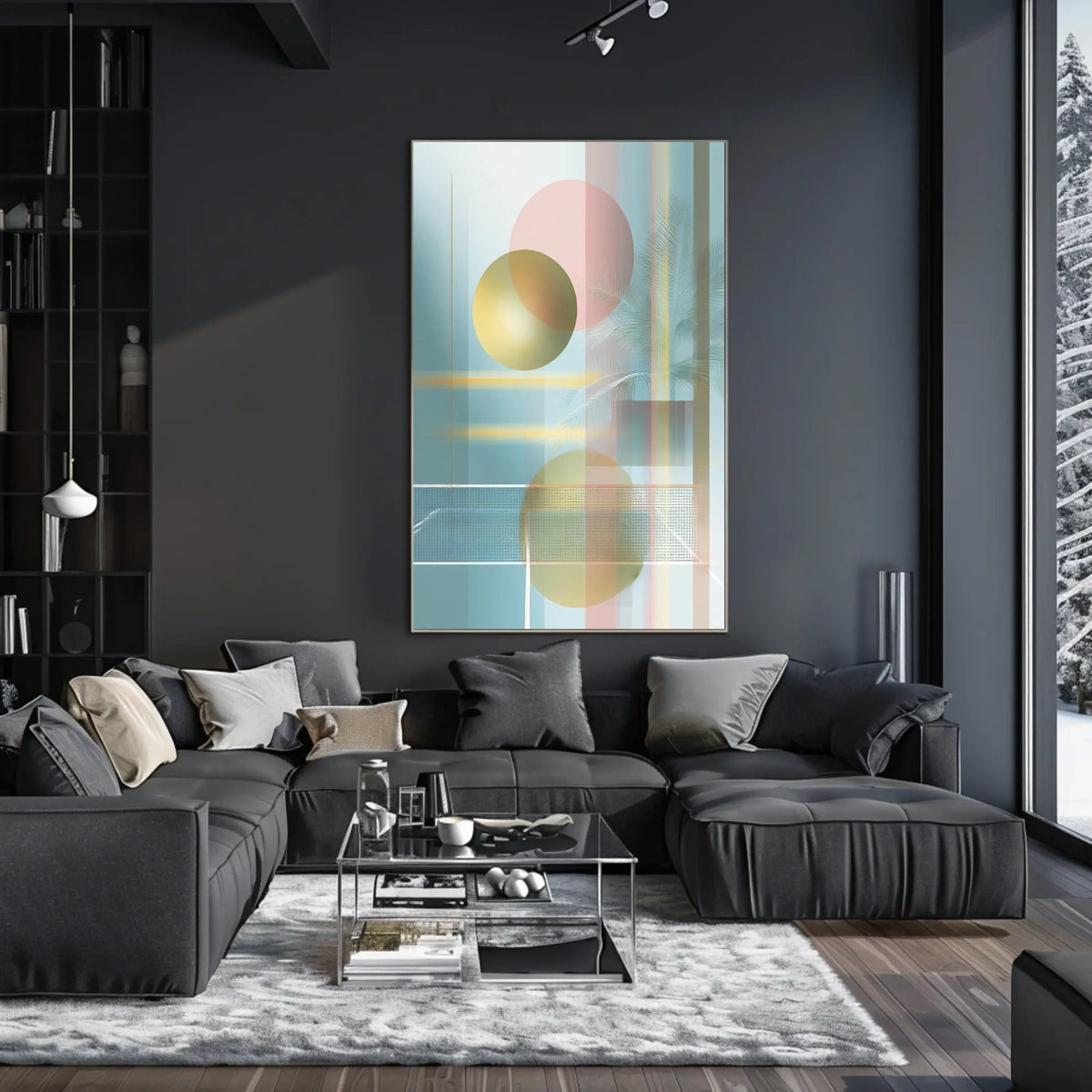 Abstract Geometric Harmony Poster