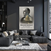 William McKinley 25th President of the United States Reflections Poster