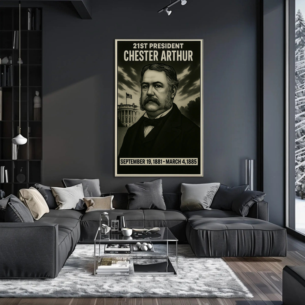 Chester Arthur 21St President Poster
