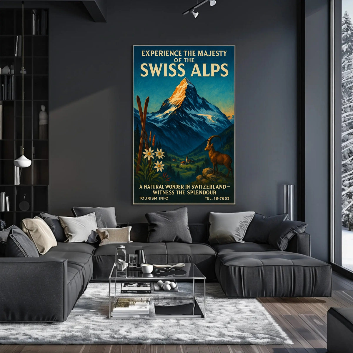 Experience the Majesty of the Swiss Alps Poster
