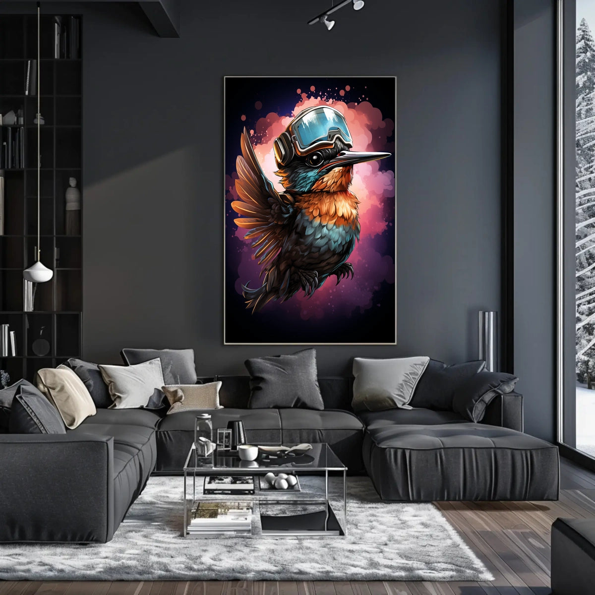Cyber Avian Adventure Poster
