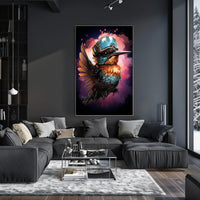 Cyber Avian Adventure Poster