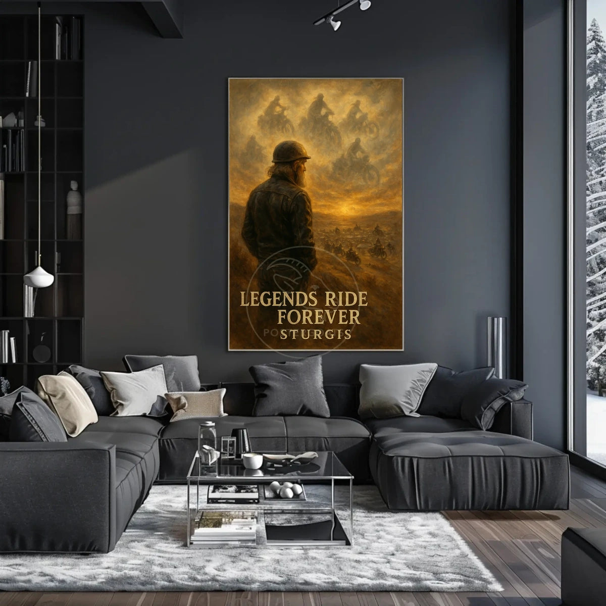Timeless Brotherhood Motorcycle Adventure Cultural or Heritage Poster