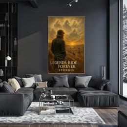 Timeless Brotherhood Motorcycle Adventure Cultural or Heritage Poster