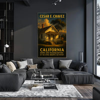 Cesar E. Chavez Civil Rights Activist Poster