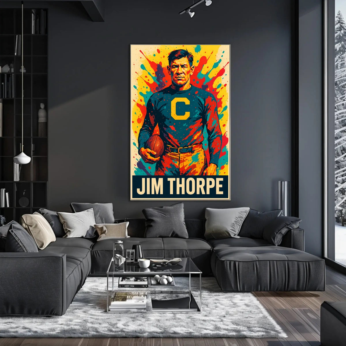 Jim Thorpe Athletic Legend Poster