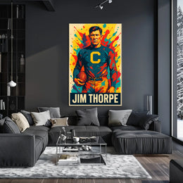 Jim Thorpe Athletic Legend Poster