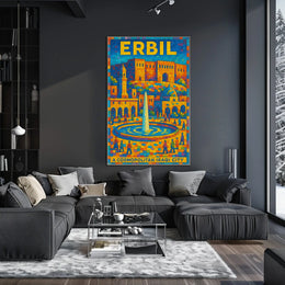 Erbil A Cosmopolitan Iraqi City Poster