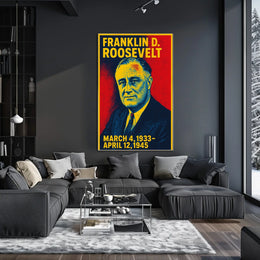 Franklin D. Roosevelt Presidential Poster