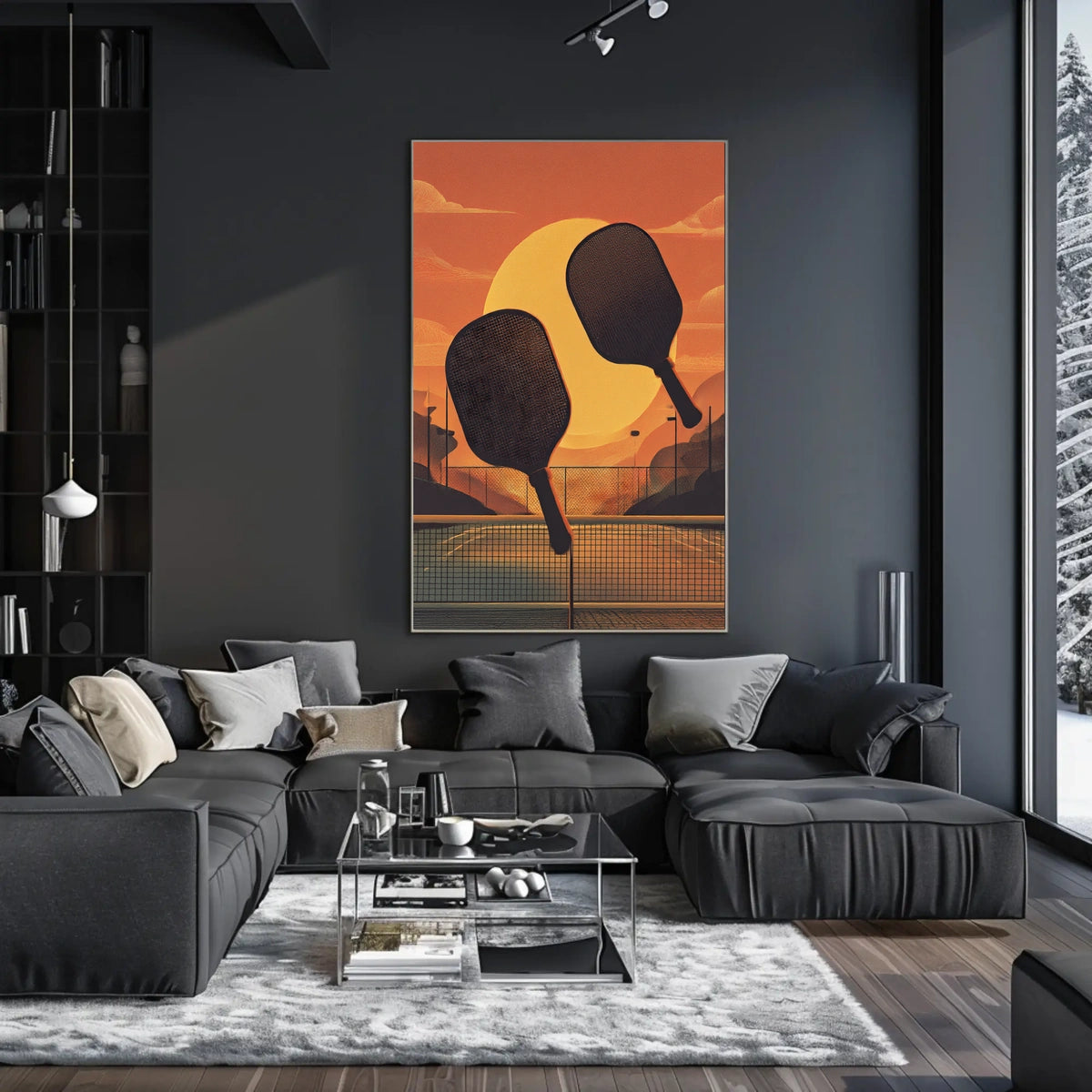 Sunset Paddle Play Poster