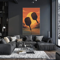 Sunset Paddle Play Poster