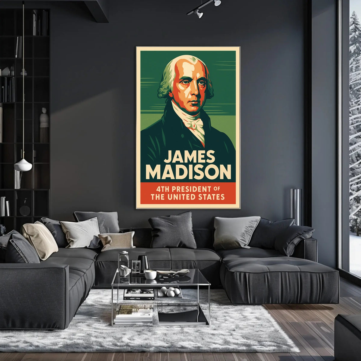 James Madison 4th President Poster