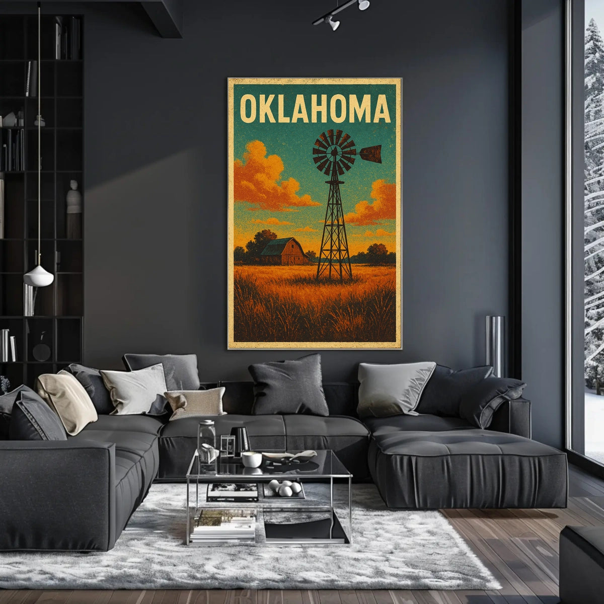 Oklahoma Landscape Poster