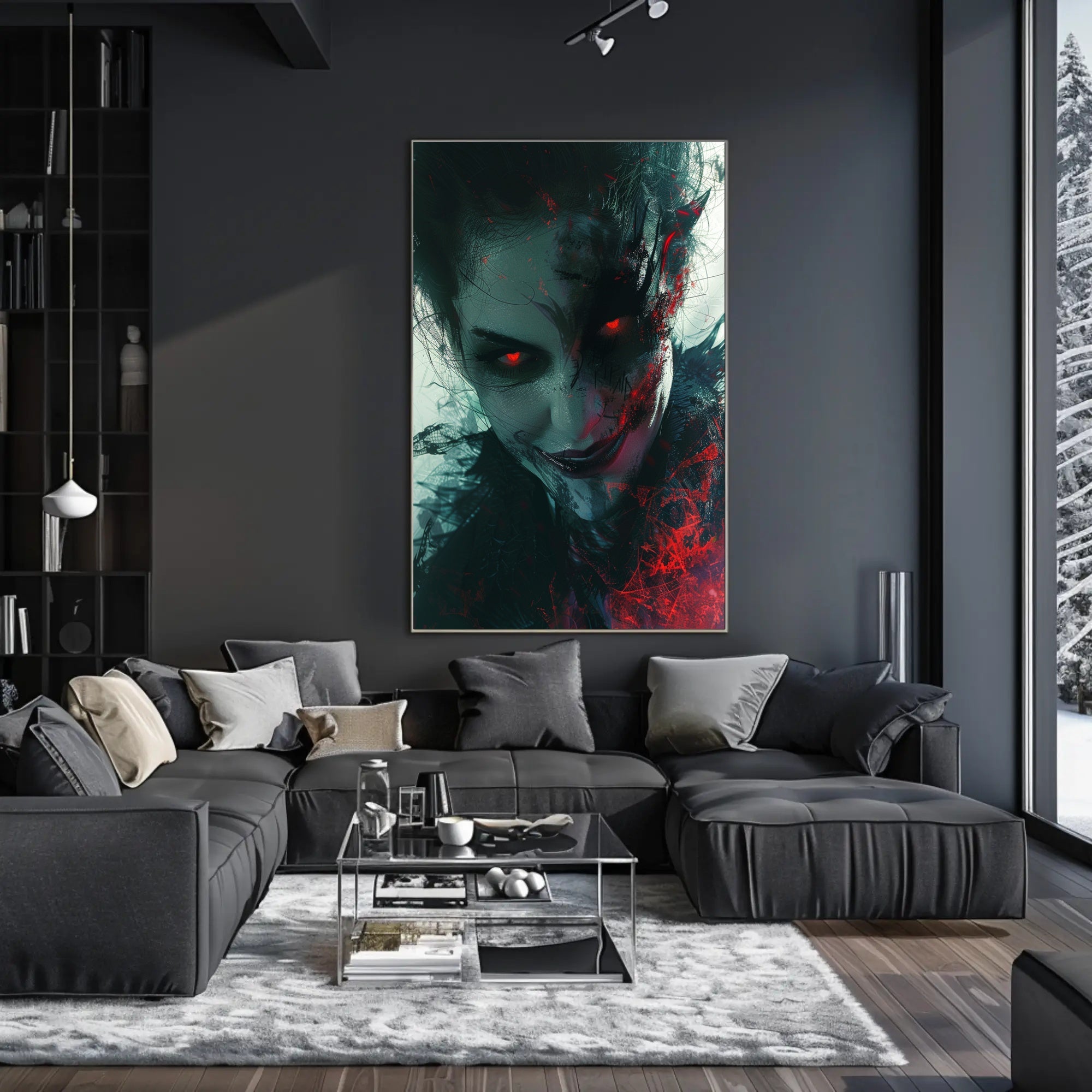 Enigmatic Glare Poster PosterGoat