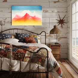 Vibrant Peaks Poster