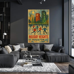 Holiday Heights In Houston Poster