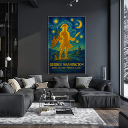 George Washington Patriotic Vintage Historical Poster