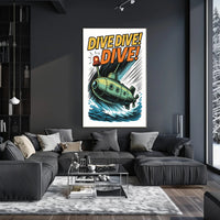 Dive Dive Dive! Poster PosterGoat