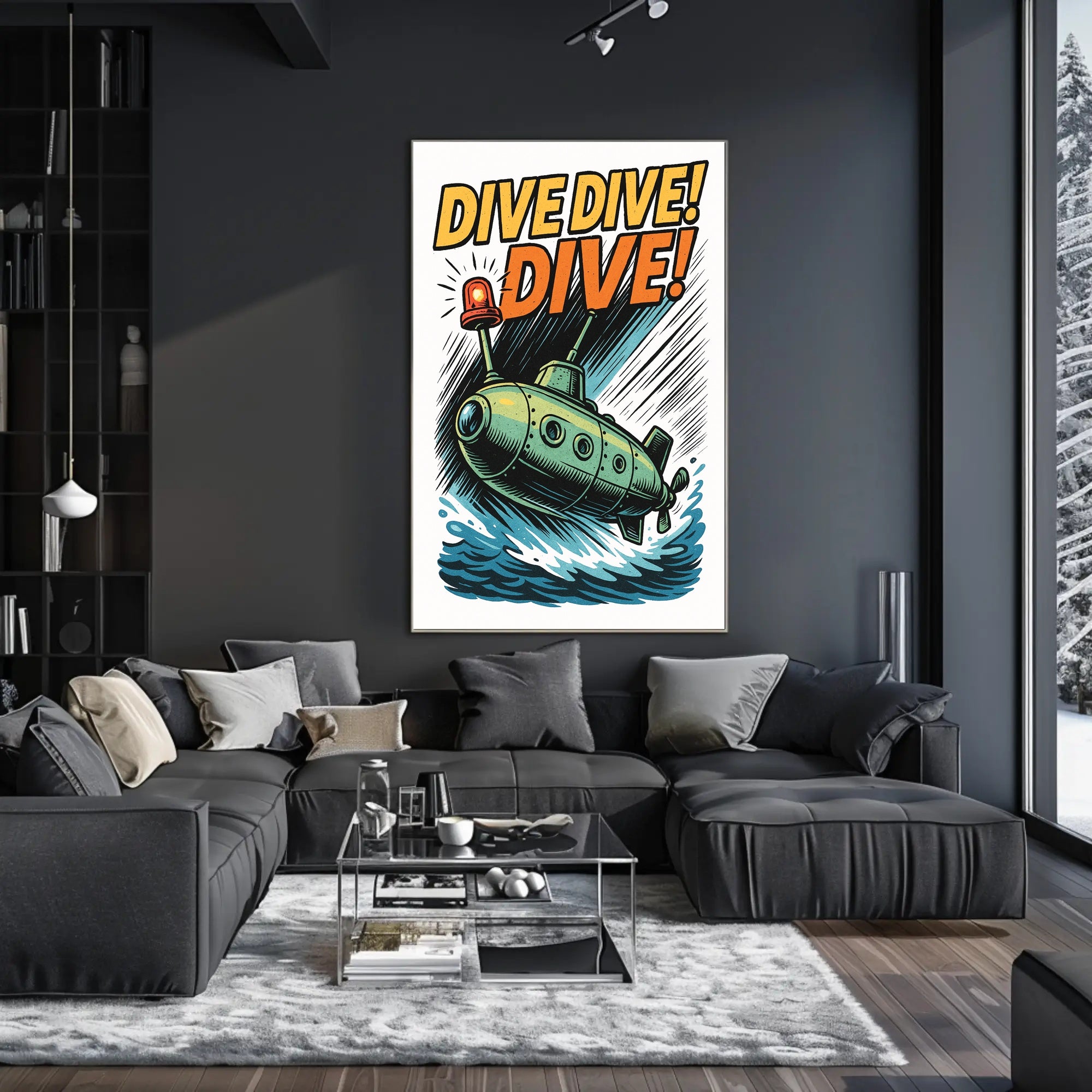 Dive Dive Dive! Poster PosterGoat