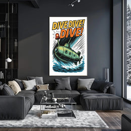 Dive Dive Dive! Poster PosterGoat