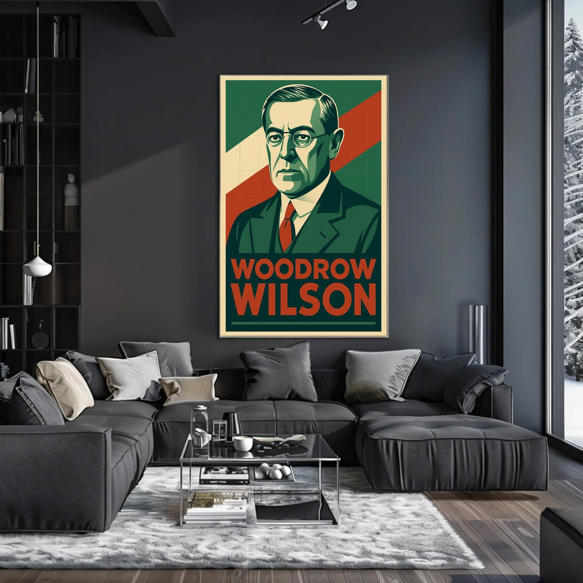 Woodrow Wilson Vintage Ads Poster