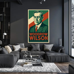 Woodrow Wilson Vintage Ads Poster