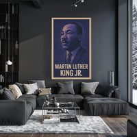 Martin Luther King Jr. A Visionary Poster