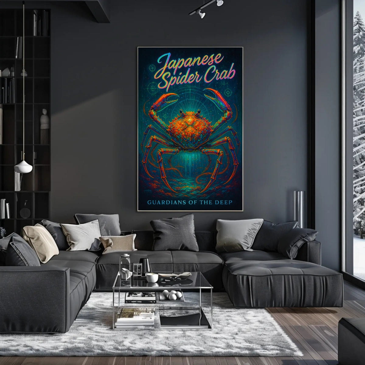 Japanese Spider Crab Guardians of the Deep Poster