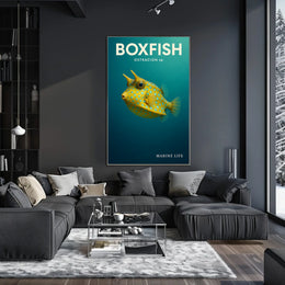 Boxfish Marine Life Poster