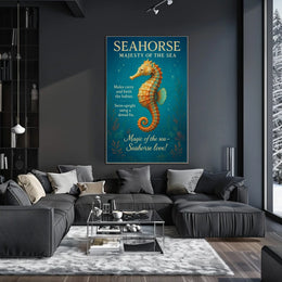 Seahorse Majesty of the Sea Poster